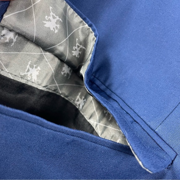 Stacy Adams Navy Blue Men’s Coat Blazer Suit Size 62L - Picture 8 of 14